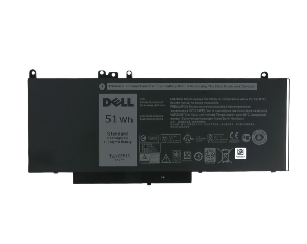 Originale 4 Cell 51Wh Dell Latitude E5470 E5470-NL-SB42 Batteria