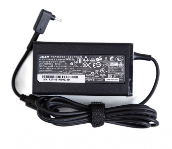 Originale 65W Acer Aspire V3-372-50LK Alimentatore Adattatore + Cavo