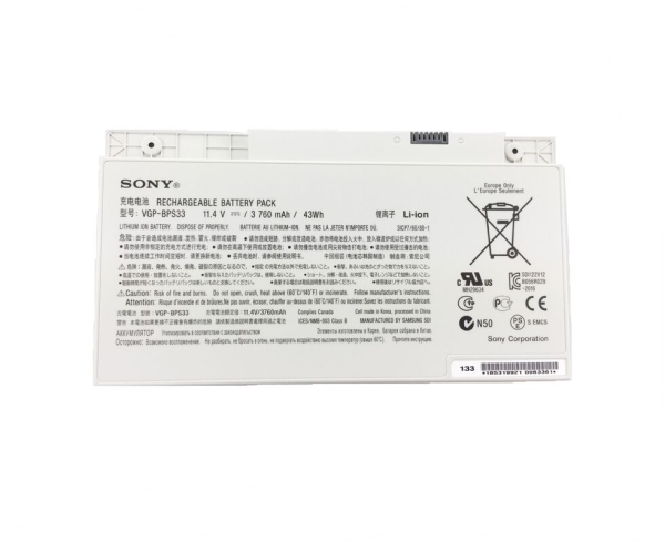 Originale 3760mAh 43Wh Sony VAIO SVT14129CCS Batteria