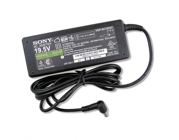 76W Sony Vaio VGN-CS390JCW VGN-CS390JCR VGN-CS390JDV Adattatore + Cavo